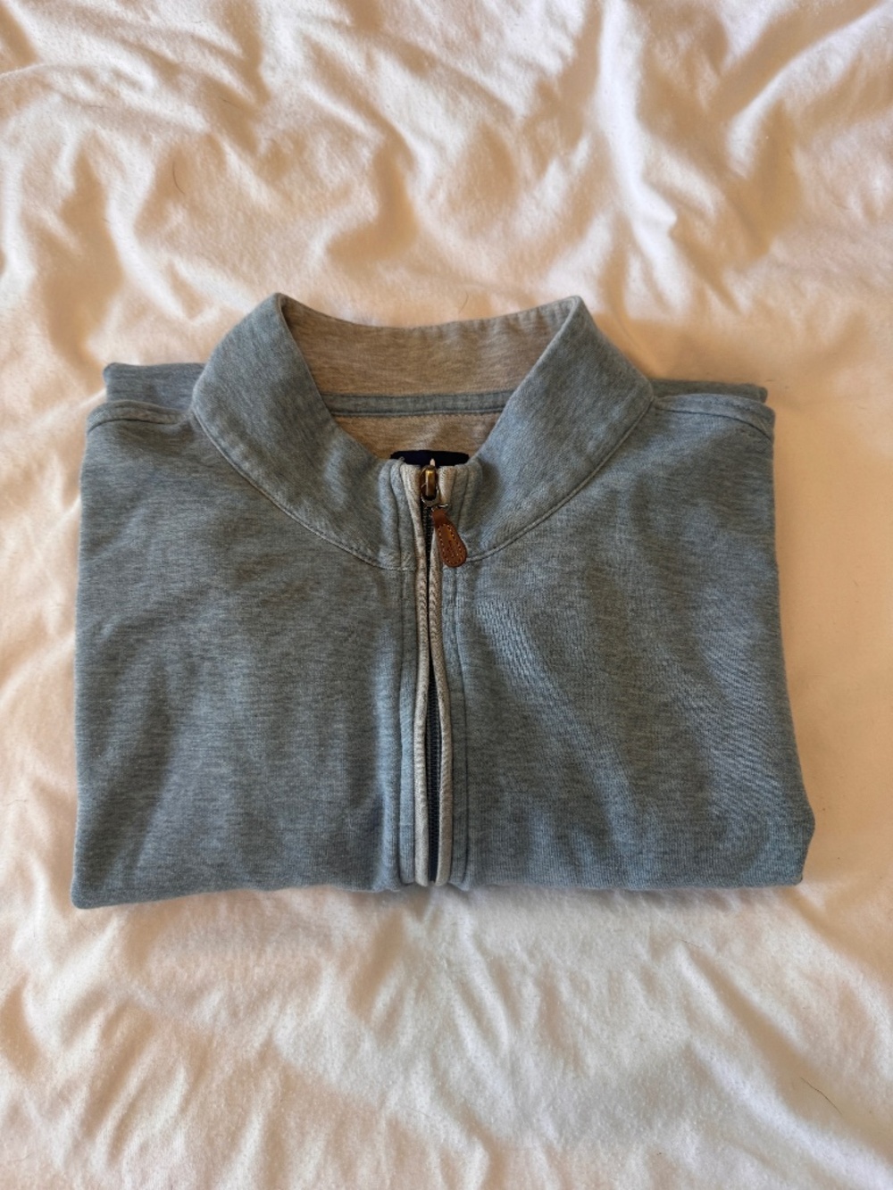 Johnnie-O Quarter Zip - sky blue